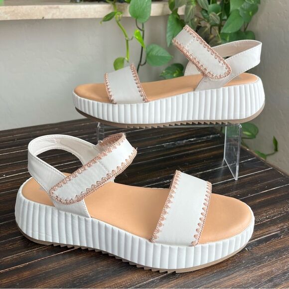 DV by DOLCE VITA Franca Strappy Platform Sandal In Ivory Size 11 NEW - Picture 4 of 15